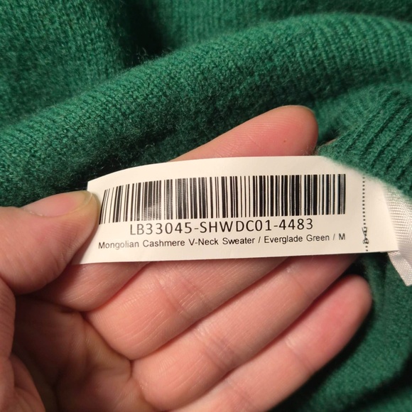 Quince Womens 100% Soft Mongolian Cashmere Crewneck Sweater In Everglade Green M - Picture 7 of 9